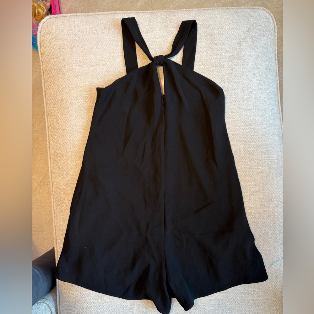 Zara Black Sleeveless Jumpsuit